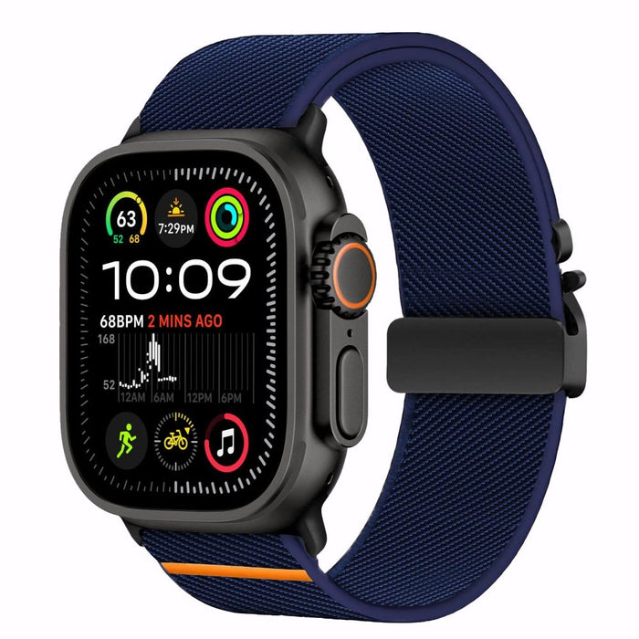 Tech-Protect найлонова закопчалка за Apple Watch 44 / 45 / 46 / 49 мм - тъмносин