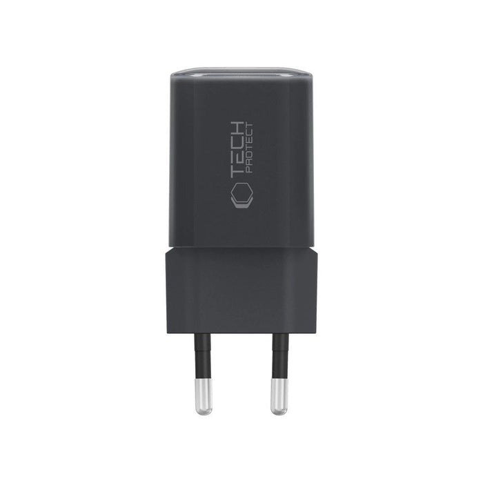 Tech-Protect NCM33W 2-port PD33W/QC3.0 зарядно за стена - черно