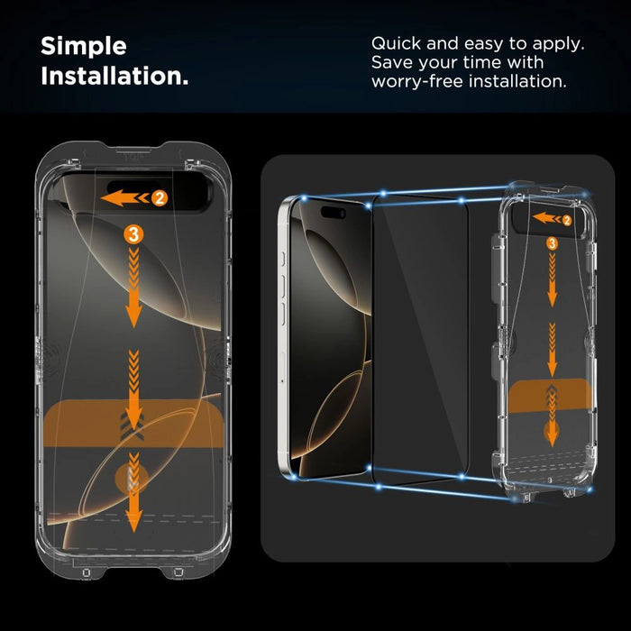 Tech-Protect Quick Set+ 2 пакета от закалено стъкло за iPhone 16 Pro Max