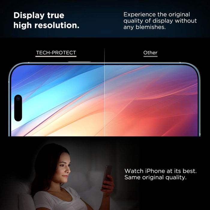 Tech-Protect Quick Set+ Tempered Glass 2 пакета за iPhone 13 / 13 PRO / 14 / 16e