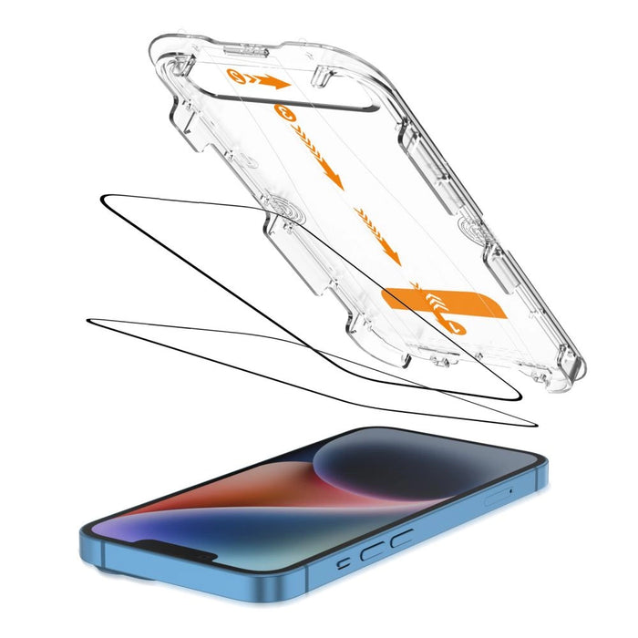Tech-Protect Quick Set+ Tempered Glass 2 пакета за iPhone 13 / 13 PRO / 14 / 16e