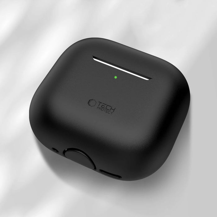 Силиконов калъф Tech-Protect за Apple AirPods 4 - черен