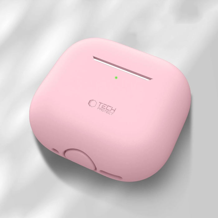 Силиконов калъф Tech-Protect за Apple AirPods 4 - розов