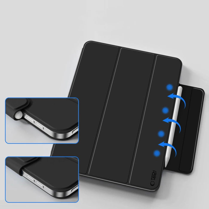Tech-Protect Smartcase Magnetic за iPad Air 13” 2024 / 2025 - черен