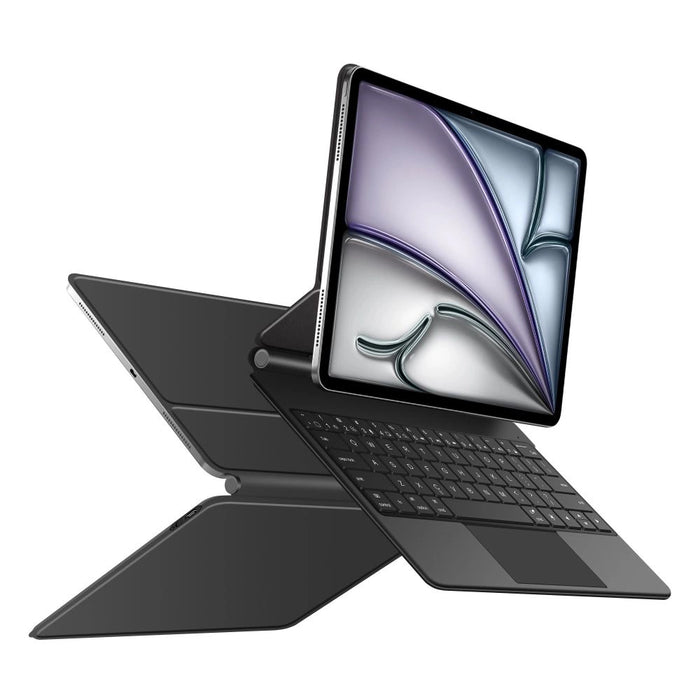 Tech-Protect Smartcase Magnetic с клавиатура за iPad Pro 12.9” 2020 / 2021 / 2022 / iPad Air 13” 2024 / 2025 - черен