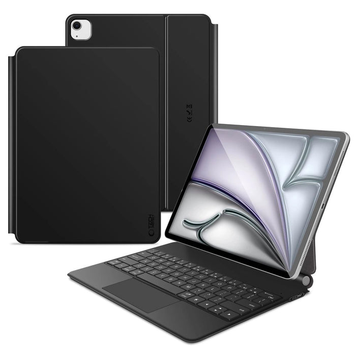 Tech-Protect Smartcase Magnetic с клавиатура за iPad Pro 12.9” 2020 / 2021 / 2022 / iPad Air 13” 2024 / 2025 - черен
