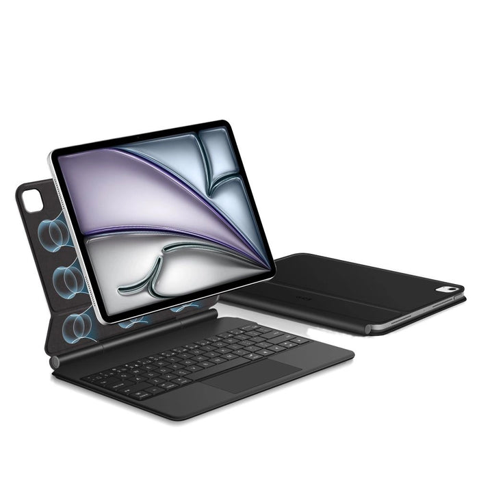 Tech-Protect Smartcase Magnetic с клавиатура за iPad Pro 12.9” 2020 / 2021 / 2022 / iPad Air 13” 2024 / 2025 - черен