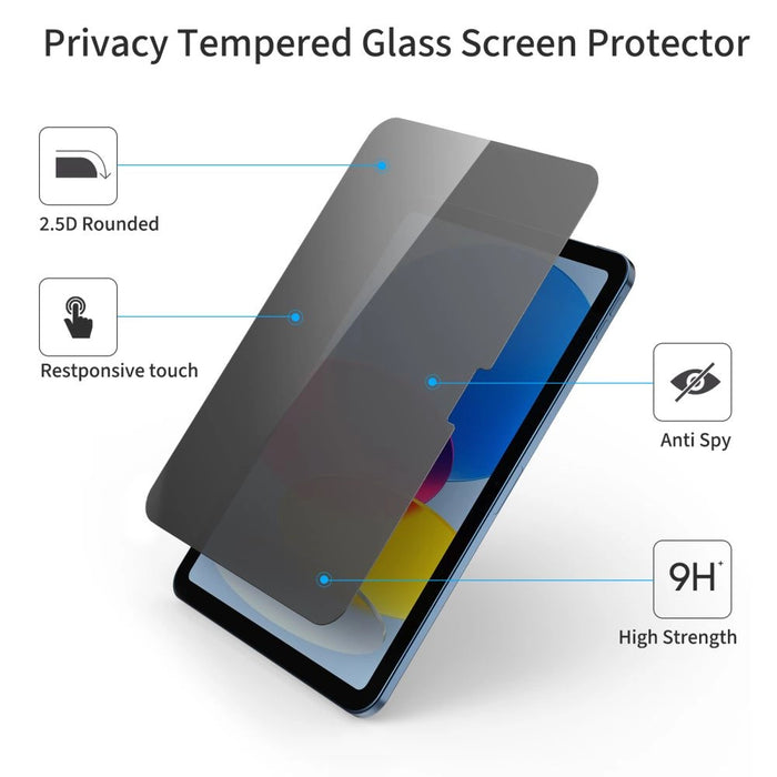 Tech-Protect Glass Spy+ Privacy Glass за iPad 10,9” 2022 / iPad 11” 2025