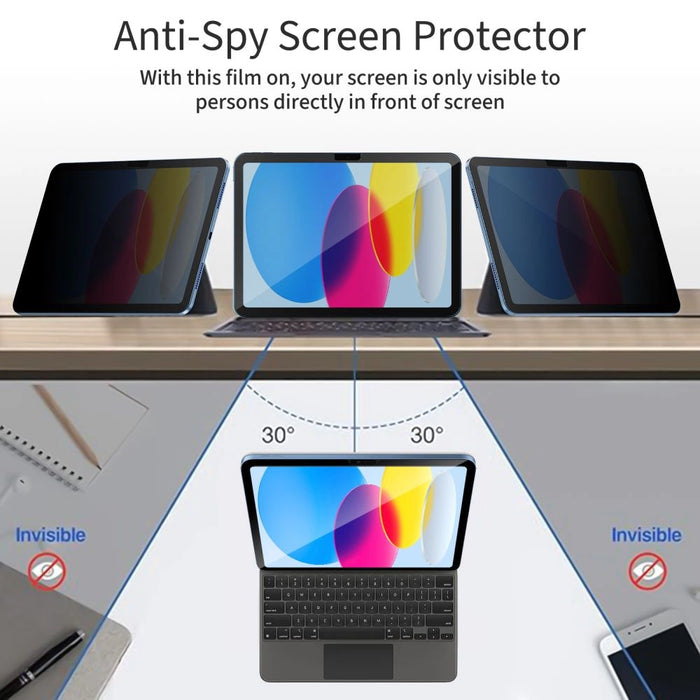 Tech-Protect Glass Spy+ Privacy Glass за iPad 10,9” 2022 / iPad 11” 2025