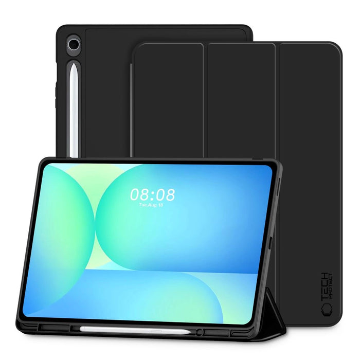TechProtect SmartCase Pen case за Samsung Galaxy Tab S10 FE+ 13.1 X620 / X626B - черен