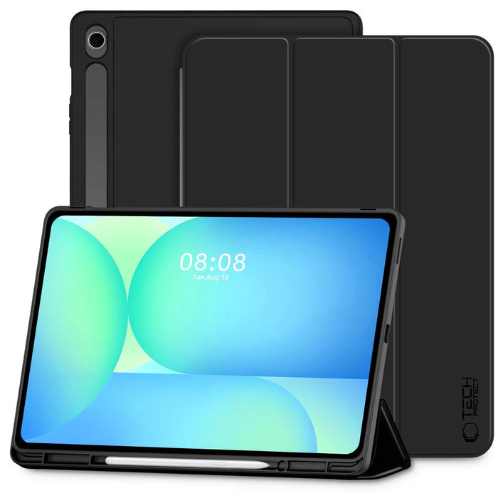 TechProtect SmartCase Pen case за Samsung Galaxy Tab S10 FE+ 13.1 X620 / X626B - черен