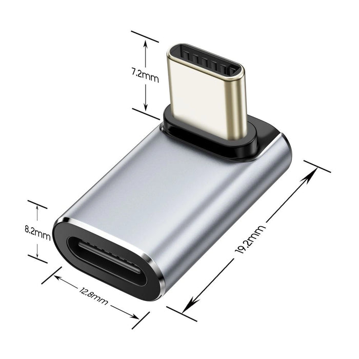 Tech-Protect Ultraboost AA02 USB-C ъглов адаптер - сив