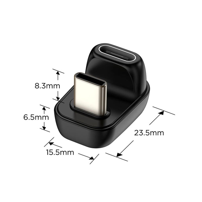 Tech-Protect Ultraboost AA04 USB-C ъглов адаптер - черен