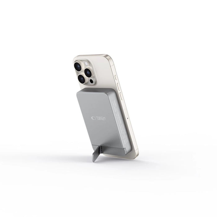 Преносима батерия Powerbank Tech-Protect PB14 LifeMag MagSafe 10000 mAh - сив