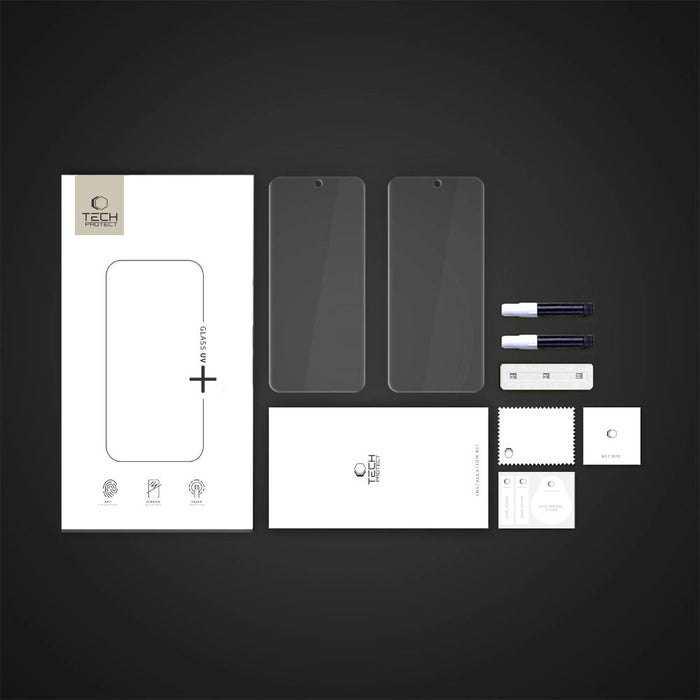 Tech-Protect Glass UV+ 2 пакета закалено стъкло Motorola Edge 60 Pro - прозрачно