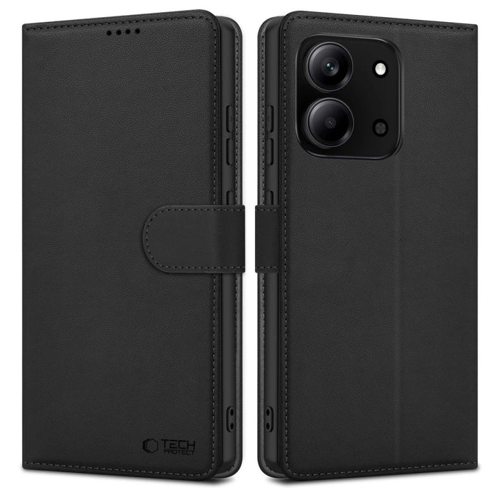 Tech-Protect Wallet Case за Xiaomi Redmi 15C - черен