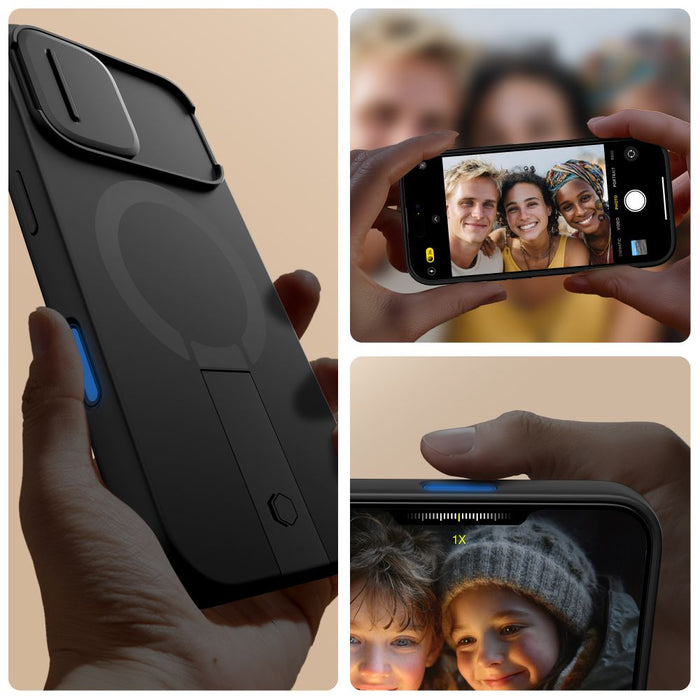 Калъф Tech-Protect Kevlar Aura MagSafe за iPhone 17 - черен