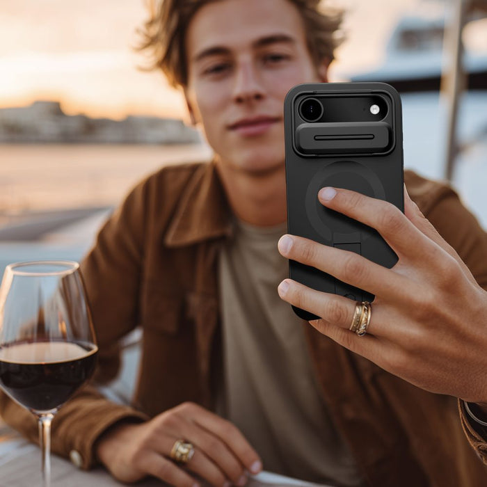 Калъф Tech-Protect Kevlar Aura MagSafe за iPhone Air - черен