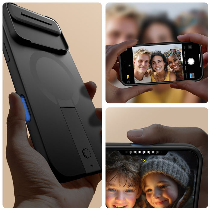 Калъф Tech-Protect Kevlar Aura MagSafe за iPhone Air - черен