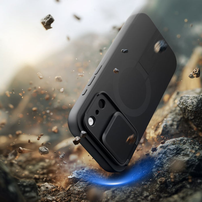 Калъф Tech-Protect Kevlar Aura MagSafe за iPhone 17 Pro Max - черен