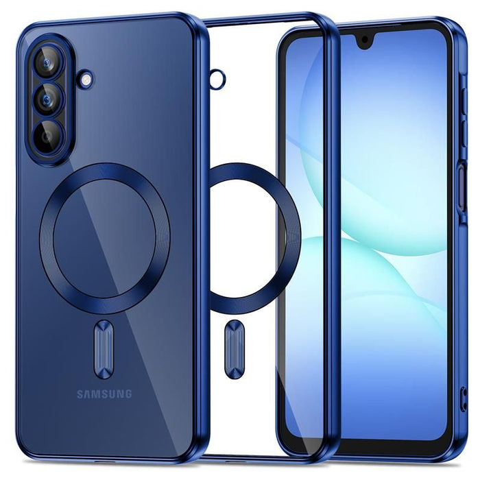 Калъф Tech-Protect MagFlex MagSafe за Samsung Galaxy A17 4G/5G - прозрачно син