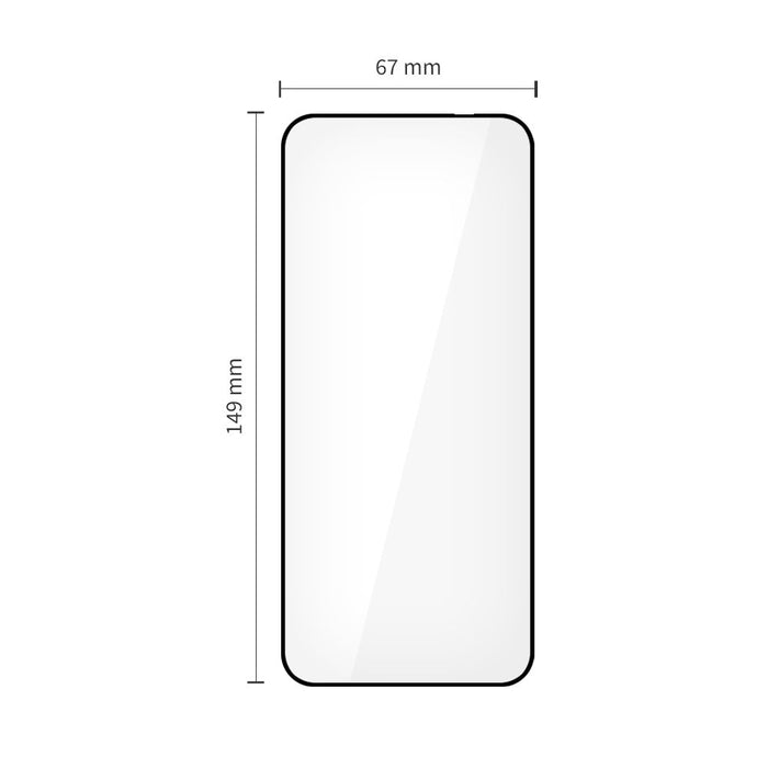 Tech-Protect Glass Fit+ 2 пакета закалено стъкло за Motorola Edge 50 Neo / 60 Neo - черно