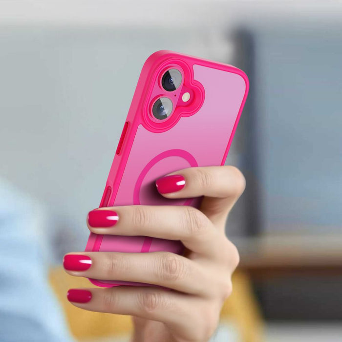 Калъф Tech-Protect MagMat MagSafe за iPhone 16 - розов