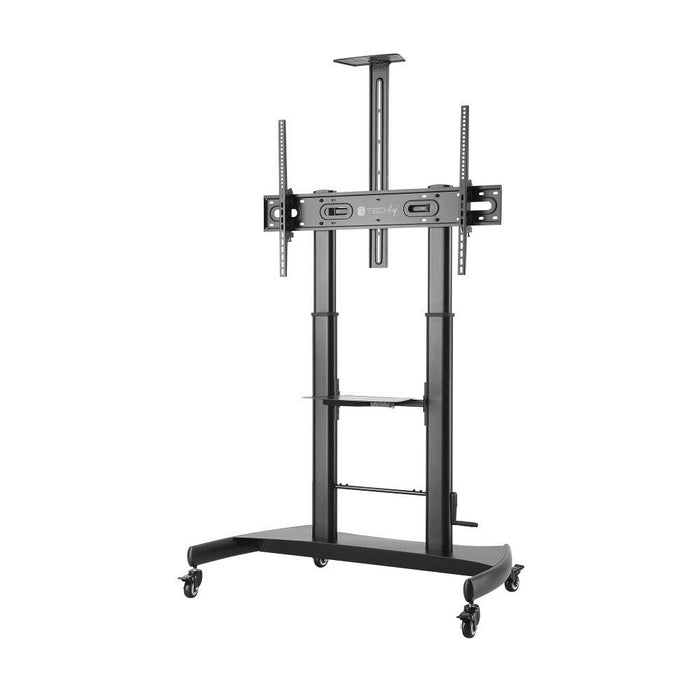 Techly Steel Trolley Floor Support с регулируема височина, за телевизор от 60" до 100"