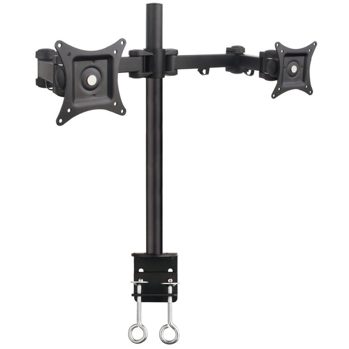 Стойка за бюро Techly 13-27" за 2 монитора със скоба" ICA-LCD 482-D