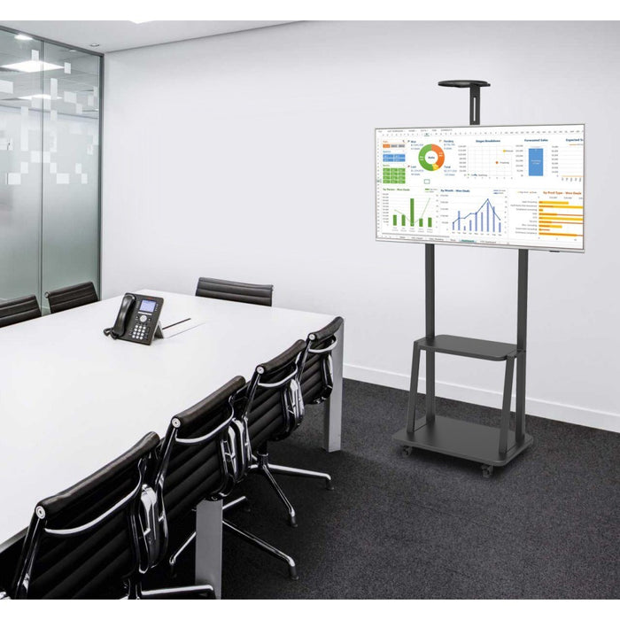 Techly ICA-TR33 стойка за дисплей за табели 177,8 см (70") Черен
