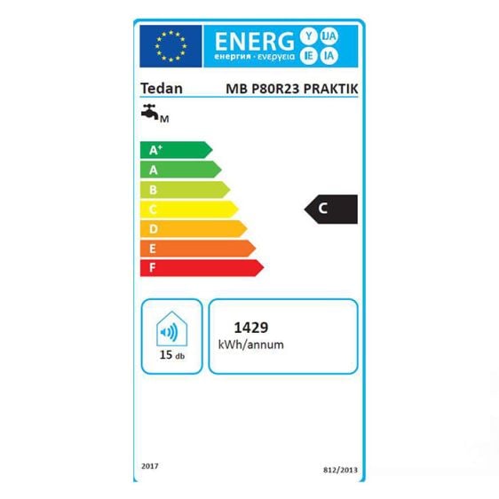 Бойлер TEDAN Practic MB 80 B Enamel 3kW