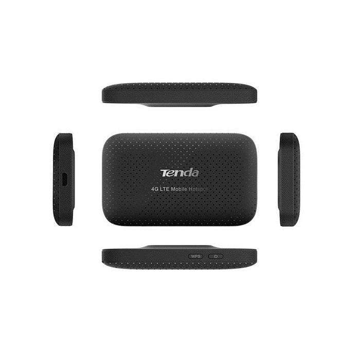 Tenda 4G185 V2.0 безжичен рутер Еднобандов (2.4 GHz) 3G 4G Черен