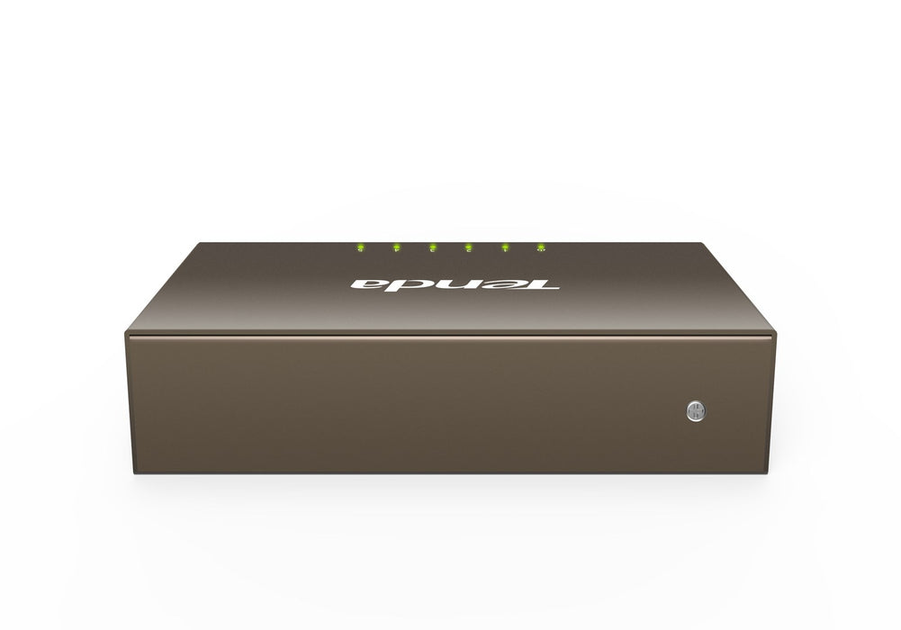 Tenda TEG1005D мрежов комутатор Unmanaged Gigabit Ethernet (10/100/1000) Сив
