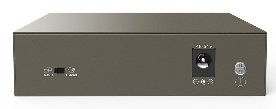 Tenda TEF1105-4-63W мрежов превключвател Неуправляем Fast Ethernet (10/100) Power over Ethernet (PoE) Настолен/стенен монтаж Сив