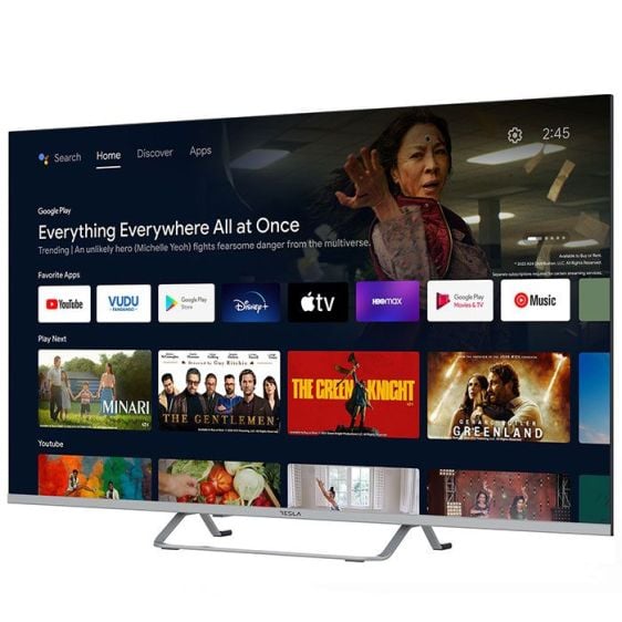 Телевизор TESLA 65E635SUS, 65"(164 см), 4K Ultra HD, Android TV 11 OS
