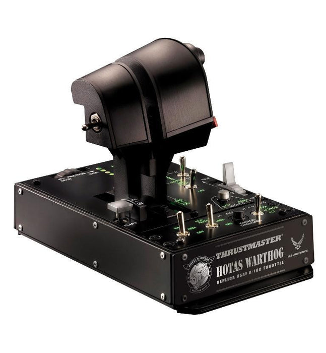 Жичен джойстик,  авиосимулатор Thrustmaster HOTAS Warthog Dual Throttles  за PC, Черен