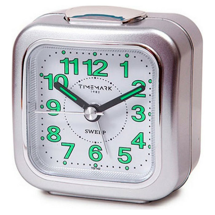Аналогов будилник Timemark Сребрист