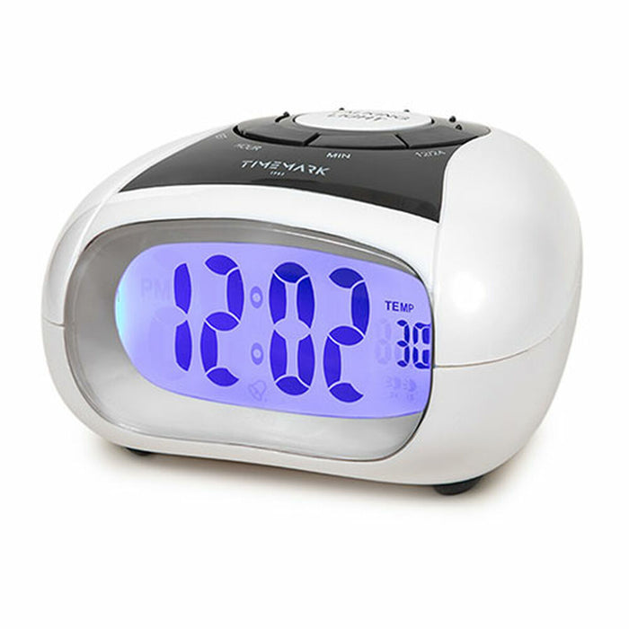 Часовник с аларма Timemark Бял
