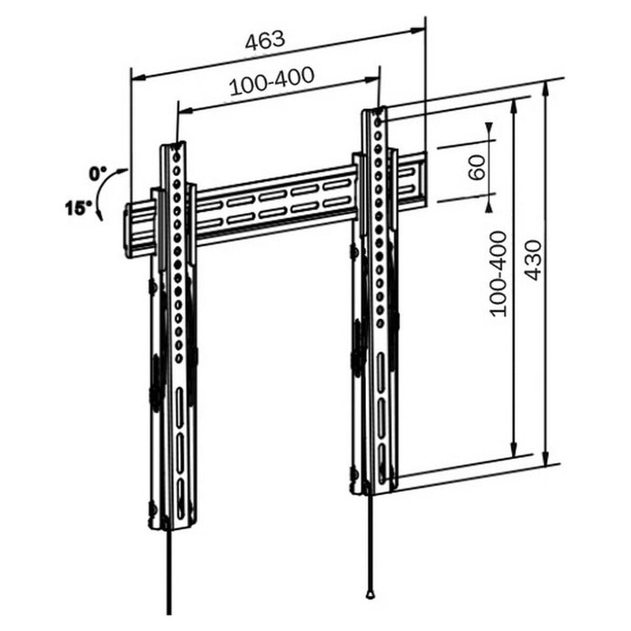 Поставка за телевизор TM Electron 32"-47" 30 Kg