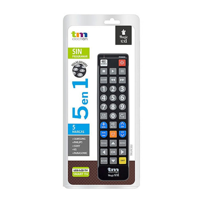Дистанционно управление TM Electron SAMSUNG, LG, PHILIPS, SONY, PANASONIC Черен
