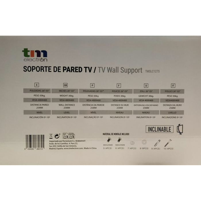 Поставка за телевизор TM Electron 26"-50" 30 Kg