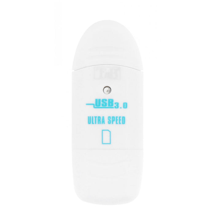 Външен четец за карти T'NB Mini USB 3.0 Бял