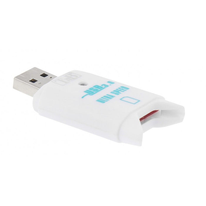 Външен четец за карти T'NB Mini USB 3.0 Бял
