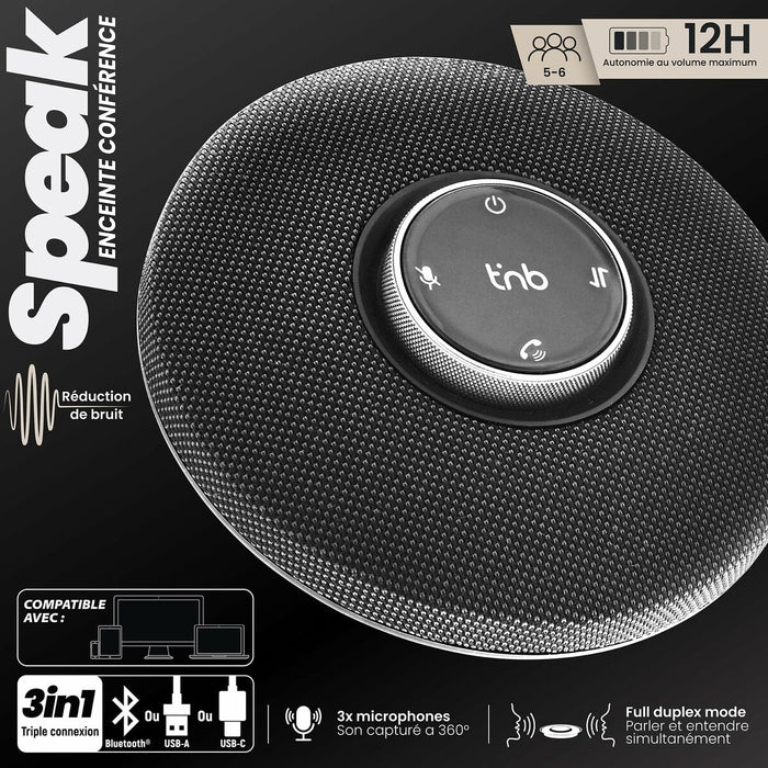 Преносими блутут колони T'NB CFSPEAKERBT Черен
