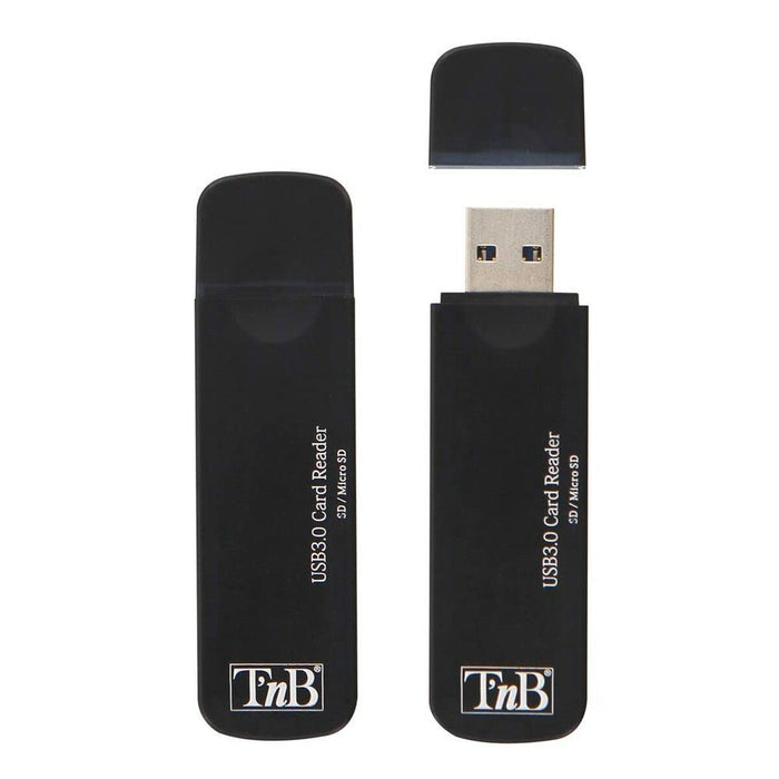 Външен четец за карти T'NB DCPOCKETSD1 Черен
