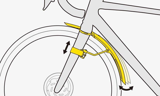 Topeak T-TC9667 Комплект крила за гравел байк Черен