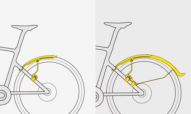 Topeak T-TC9667 Комплект крила за гравел байк Черен