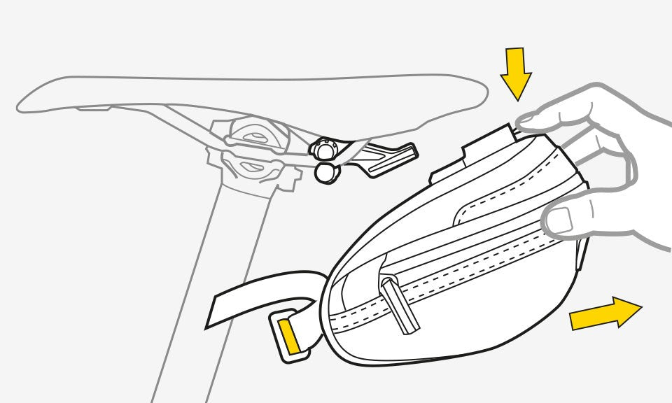 Topeak Wedge Pack II Средна чанта за велосипед, с фиксатор