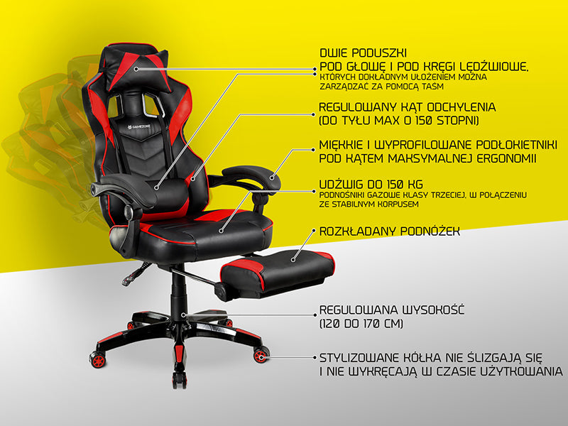 Tracer Геймърски стол GAMEZONE MASTERPLAYER