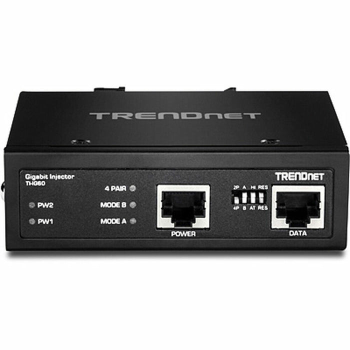 PoE инжектор Trendnet TI-IG60 1000 Mbit/s Черен